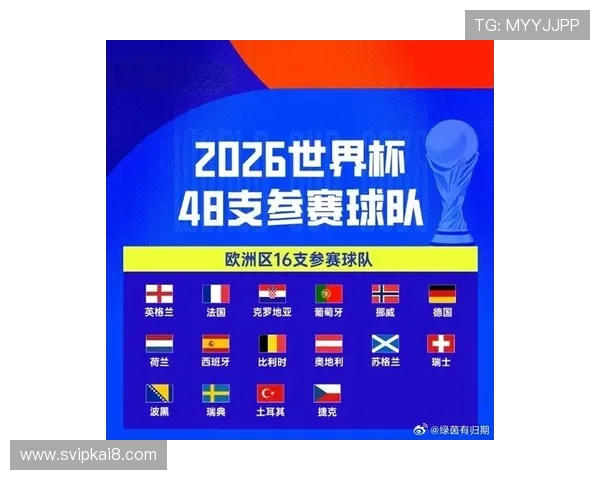 2026年欧洲世界杯预选赛欧洲赛区参赛球队名单及实力分析
